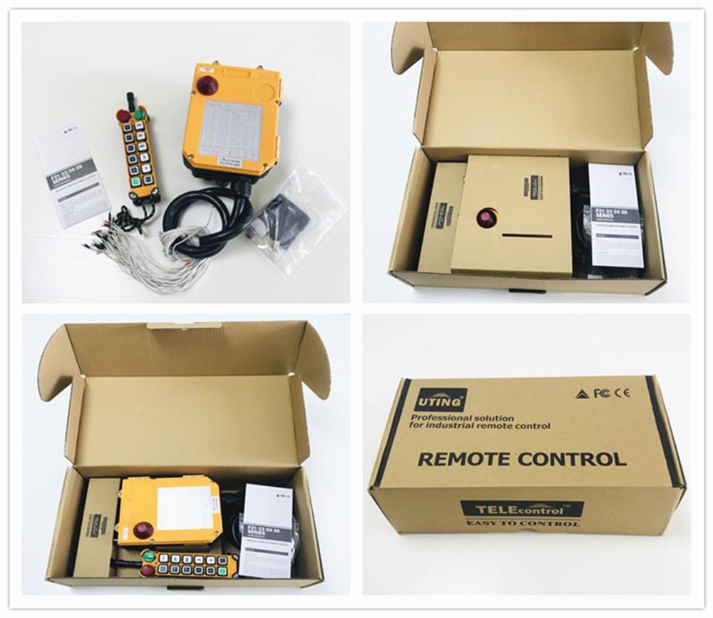 F24-12D Industrial Hoist Wireless Remote Control for eot crane packing-Rayvanbo F24-12D Industrial Hoist Wireless Remote Control for eot crane packing-Rayvanbo